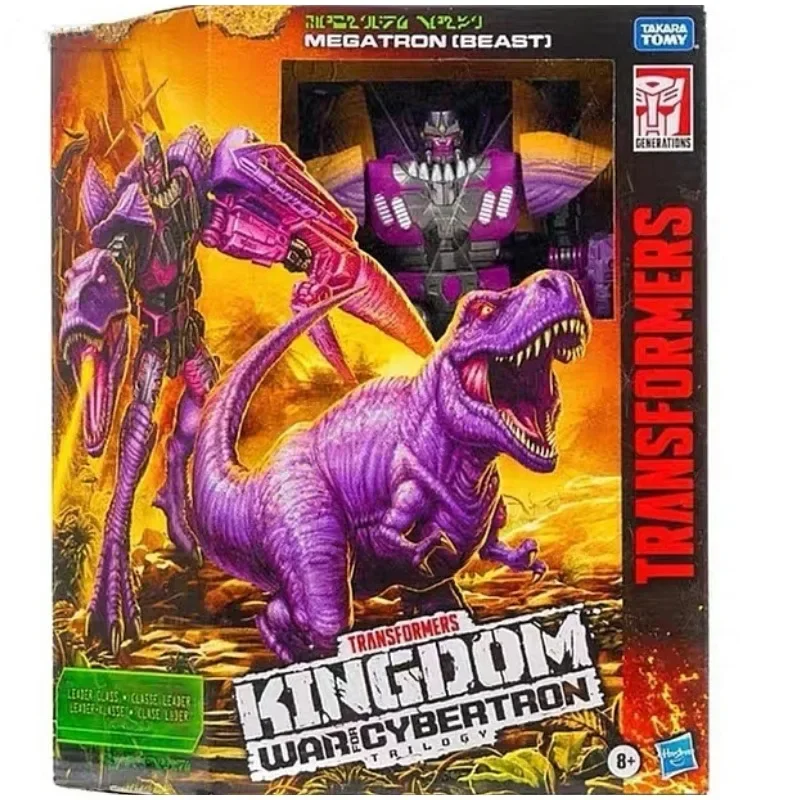 Takara Tomy-Transformers Série G Kingdom Figuras de Ação, WFC-K10 Fera Megatron T-Rex Figuras Colecionáveis, Série G, Presentes Populares, Em Stock