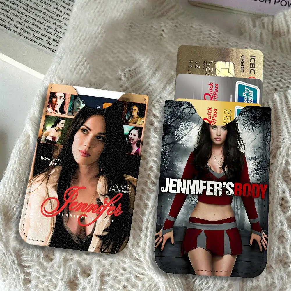 Classic Jennifer Body Pu Leather Credit Card Holder Slim Business Cardholder Anti Theft Id Organizer for Men Women