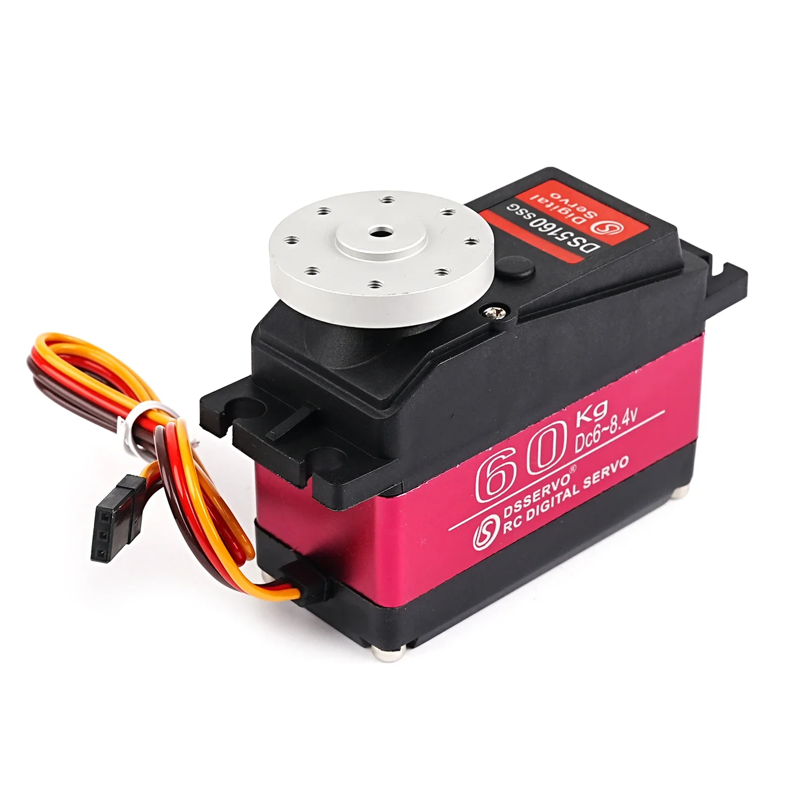 2PCS/5PCS/10PCS 18T Metal Round Standard Servo Parts Bracket With M2.5*6 Nuts For DS5160 60KG Servo Parts