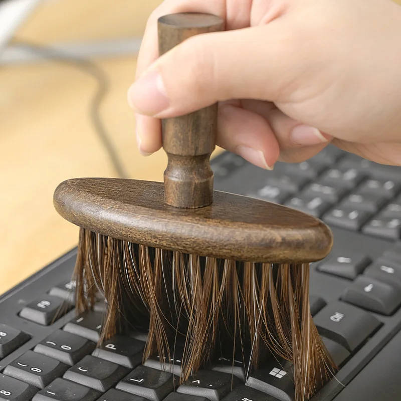 

Multifunctional Gap Cleaning Walnut Wooden Brush Soft Bristles Keyboard Cleaning Brush Car Interior Cleaning Tools Drawer Brush