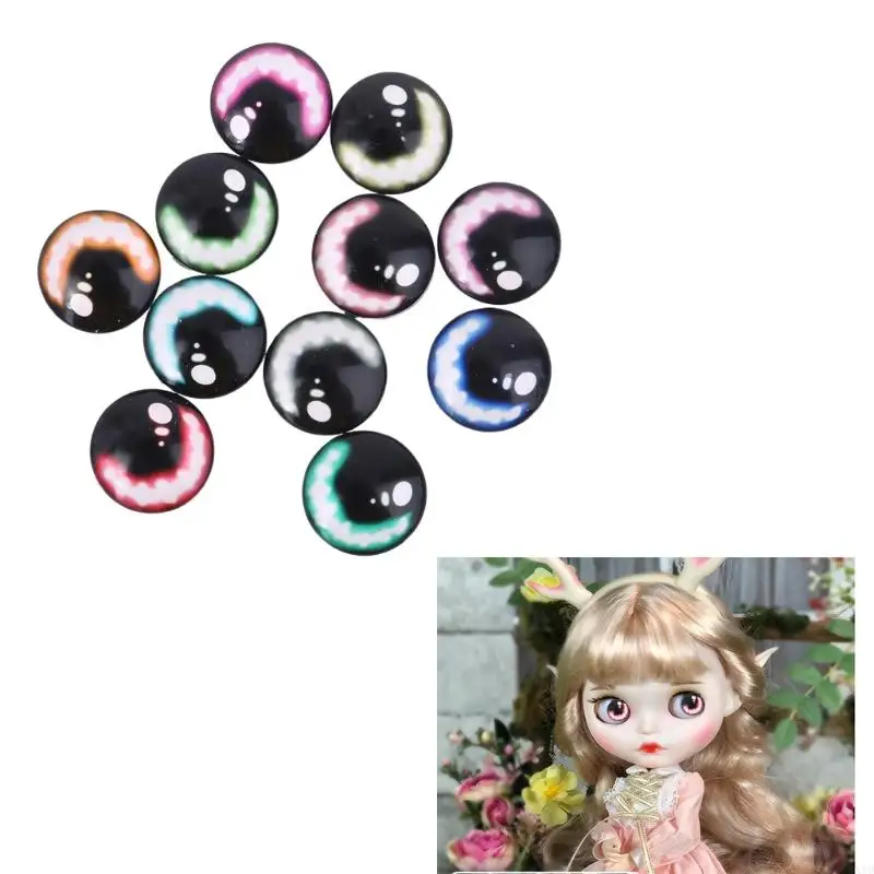 WXTD 20pcs 8/12/18mm Glass for Doll Eyes DIY Crafts Eyeballs for Dinosaur Animal Eye Accessories Jewelry Making Handmade