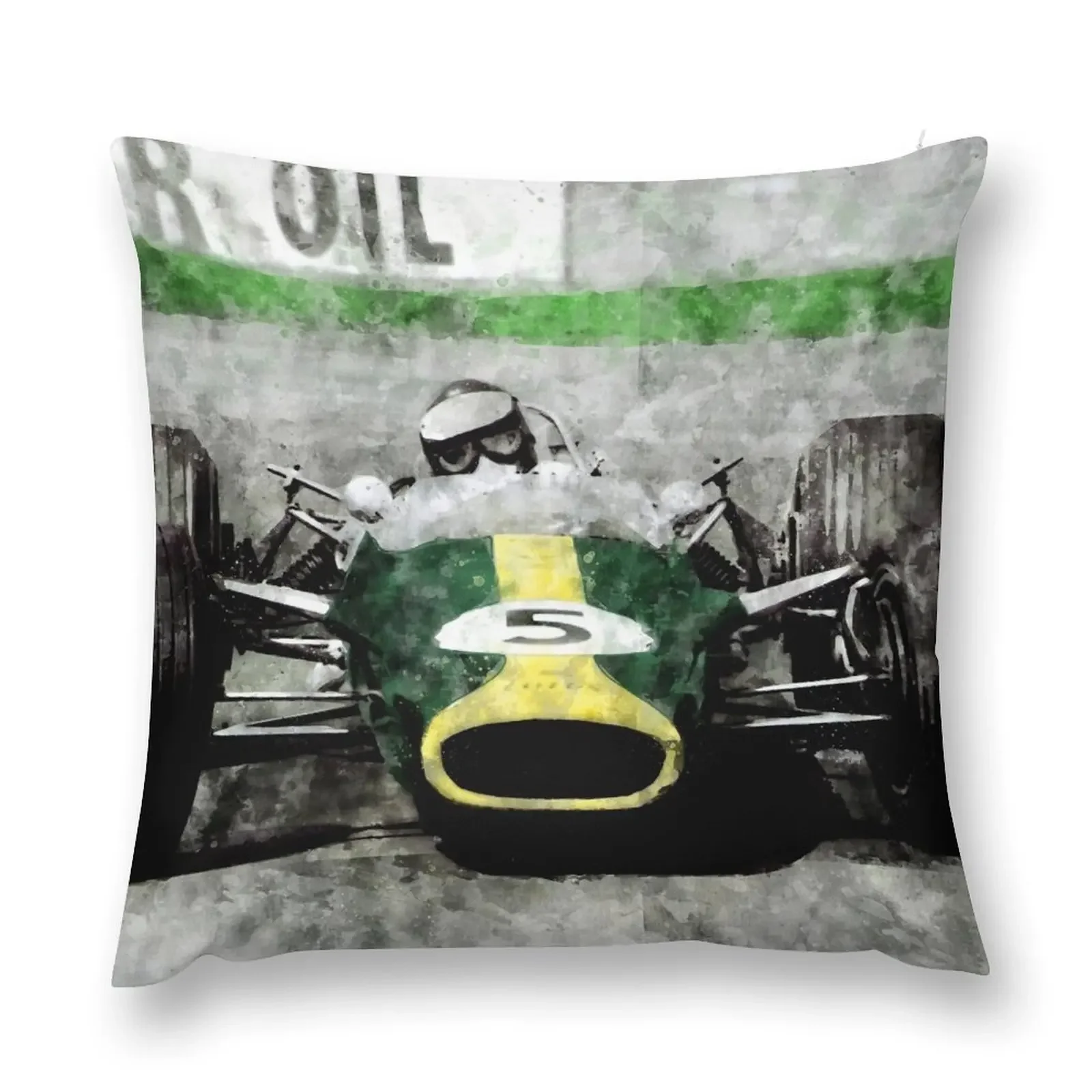 Jim Clark Throw Pillow Throw Pillow Christmas Pillows Decorative Cushion Cushion Cover pillow