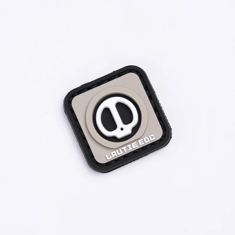 LAUTLE ไนลอนหัวเข็มขัดกลางแจ้ง Armband Morale Patch สติกเกอร์กาวพื้นผิว DIY กระเป๋าเป้สะพายหลังตกแต่งสติกเกอร์ Badge