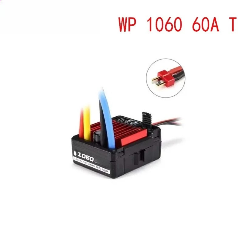 WP-1060 60A Waterproof Brushed Speed Controller Replacement Accessory For 1/10 RC Crawler Vehicle