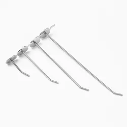 5Pcs Silver Metal Pegboard Hooks Durable Display Hooks Convenient Storage Racks Retail Shop Peg Goods Shelf Hang Fits