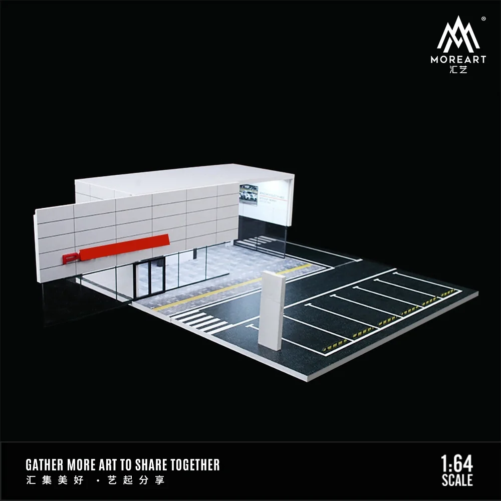 Moreart 1:64 911 showroom lighting scene model