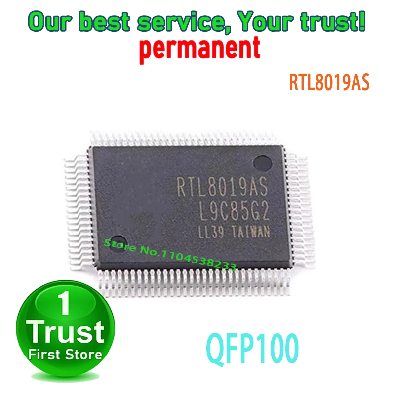 10PCS/LOT RTL8019AS RTL8019 QFP100 NEW and Original in Stock