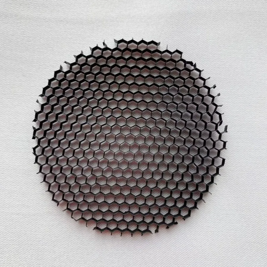 Scope Black Aluminum Grille LED Light Round Honeycomb Mesh Cover Anti-glare Anti-dazzling 23-65mm