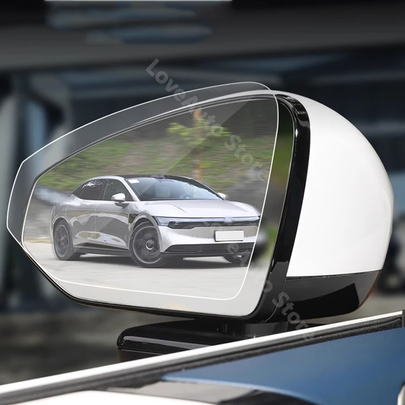 For ZEEKR 007 2024 Car Rearview Mirror Protective Reflective Mirror Anti Rain Fog Rainproof Window Film Accessories