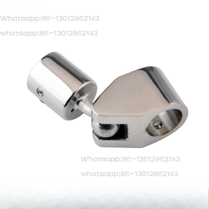 Marine awning canopy pipe connection fixture 22mm rotatable sliding cap with sliding sleeve stainless steel hardware accessories