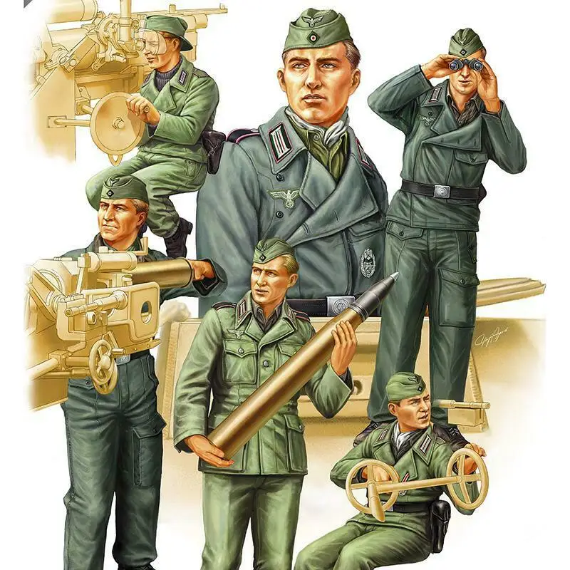 

Gift 1/35 Hobbyboss 84407 Static German SPG Crew Plastic Figure Soldier Military TOUCAN Model Kit TH16076