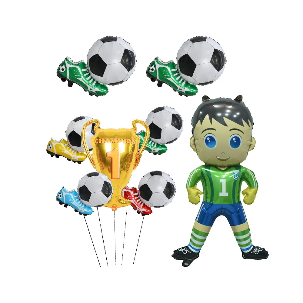 Fußball-Party-Dekoration, Fußballballon, Fußball-Trophäe, Fußball-Torwart-Ballon, Sport, Jungen, Fußball, Geburtstagsdekoration – Detail 6