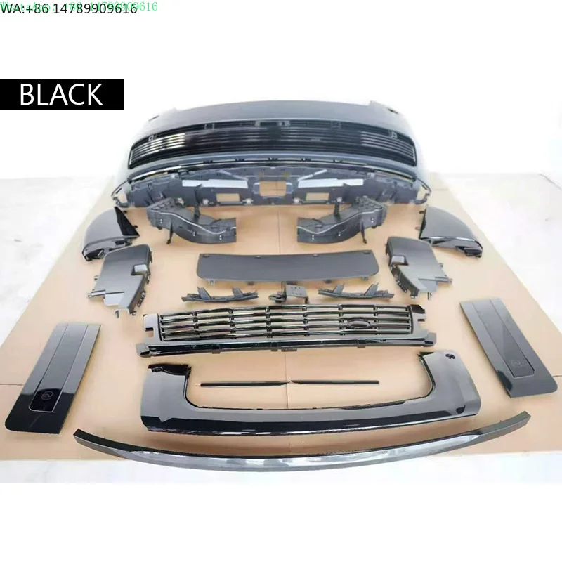 

Customized Automotive Body Modification Kit2023 Car Modification Upgrade Front Bumper Grille Side Fender Mudguard For Range Rove