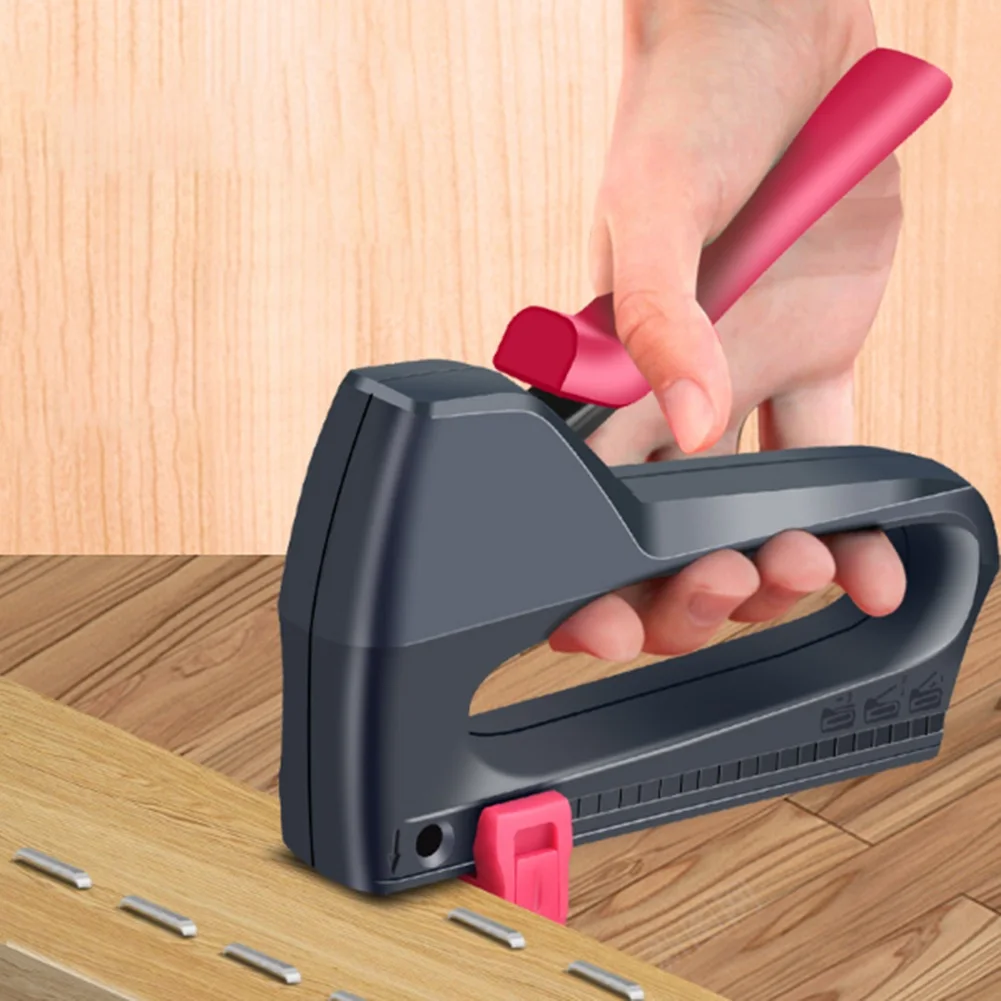 

Air Nailing Device Manual Nailing Machine For Craft Projects 900PCS Nail Kit Convenient Limit Feature Easy Loading Mechanism