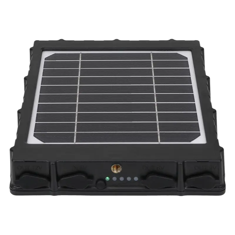 Trail Camera Solar Panel With 3W 8000Mah 5V 12V 9V 6V Output Solar Kits For Security Camera Outdoor Use