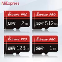 2TB Memory Card U3 V30 Flash SD Card Extreme Pro UHS-I Micro TF SD Cards 1TB 512GB 256GB 128GB Wholesale For Nintendo Switch