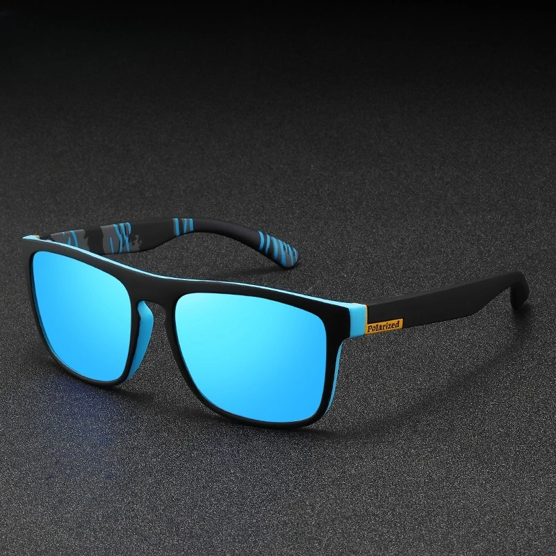 

New Arrival Men's Square Frame Polarized Sunglasses Outdoor Daily Casual UV Protection Anti-Glare Eyewear for Driving Cycling