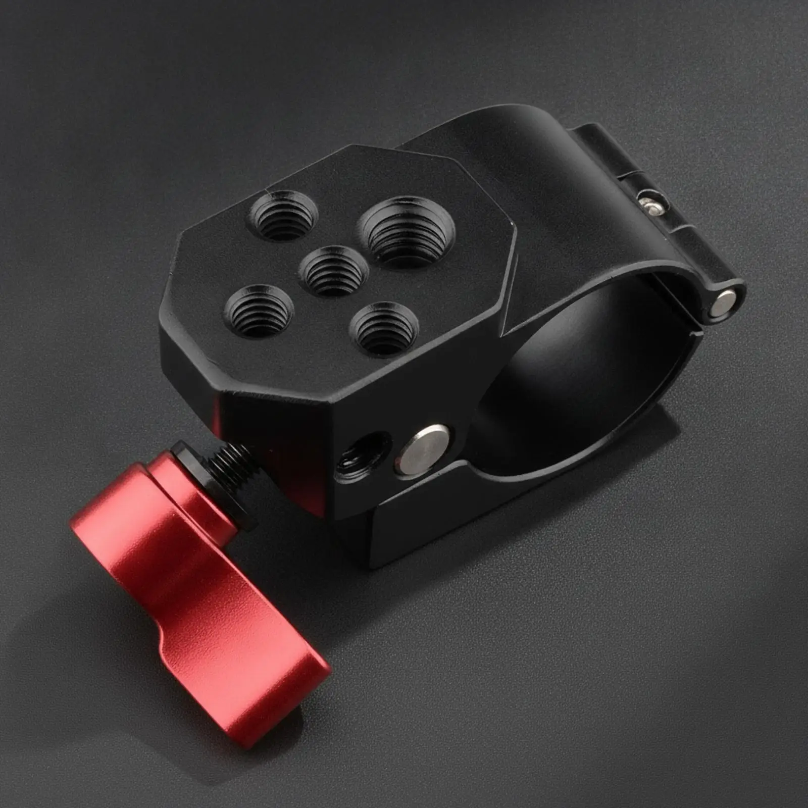 30mm Rod Clamp Camera Stabilizer Mount for Professional Gimbal Rig with Octagonal Top Plate Adapter