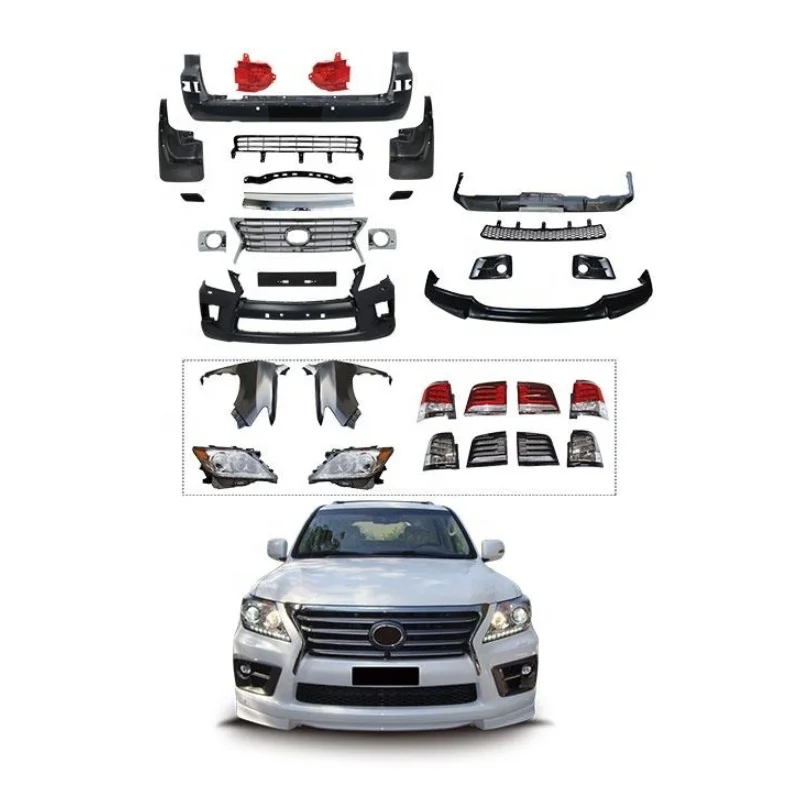 Manufactured Body kit include front rear bumper grille fender for LEXUS LX570 2008-2015 MODEL