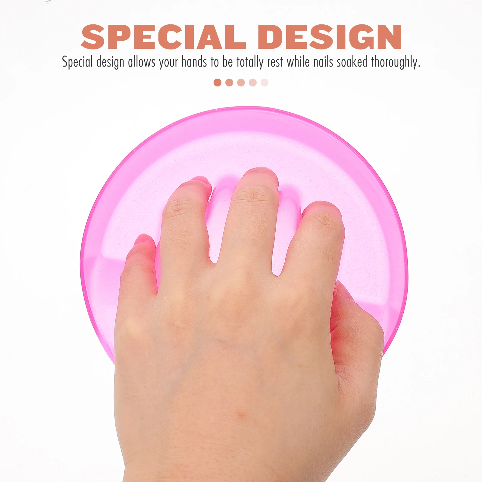 3pcs Soaking Bowl Nail Manicure Soak Bowls Manicure Spa Tools Dappen Dish Clean Nails Soften Dead Skin Home Salon Use