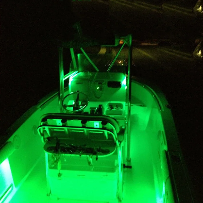 Lâmpada de led para barco à prova d\'água, 8x, 12v, caminhadas ao redor do sportfish, acampamento, cabine de cruiser, acampamento, bayliner, centro,
