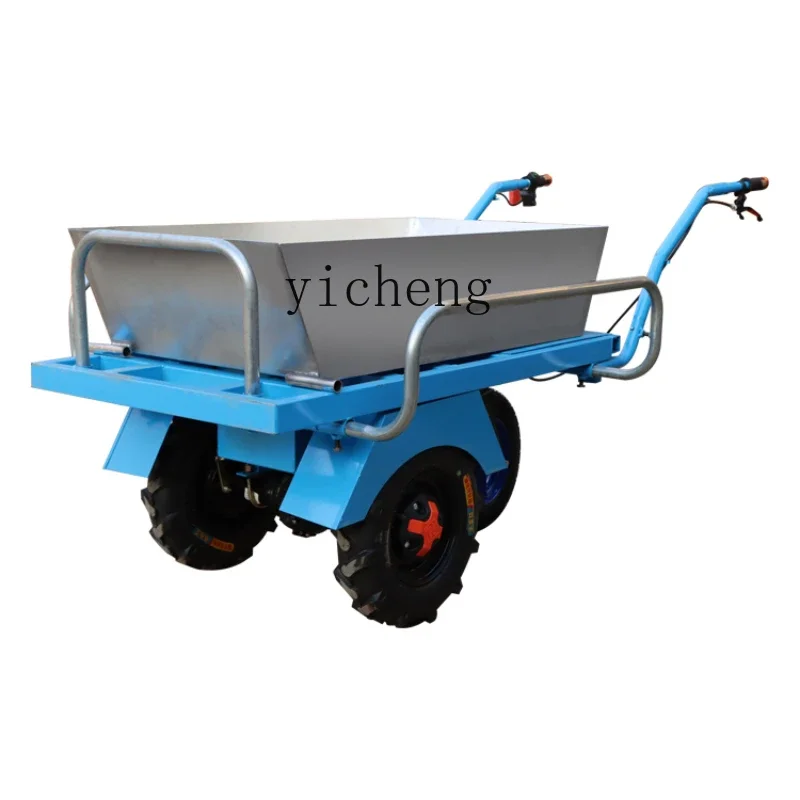 XL electric chicken bus agricultural three-wheeled trolley with bucket household two-wheeled truck