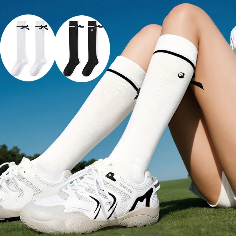 1-par-de-meias-de-golfe-femininas-conforto-joelho-alto-esportes-tenis-meias-senhoras-umidade-wicking-suor-meias-elasticas-anti-escorregadio