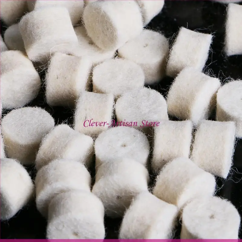 100Pcs 양모 펠트 연마 버핑 패드 13mm + 연삭 휠 용 2 생크, 보석/금속 용 2 생크가있는 연마 휠 키트