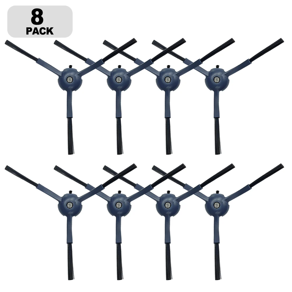 Ersatz-Seitenbürsten für Conga 8490 für Ultra Power Home Roboterstaubsauger, 8er-Pack, optimiert für die Reinigung von Kanten und Ecken