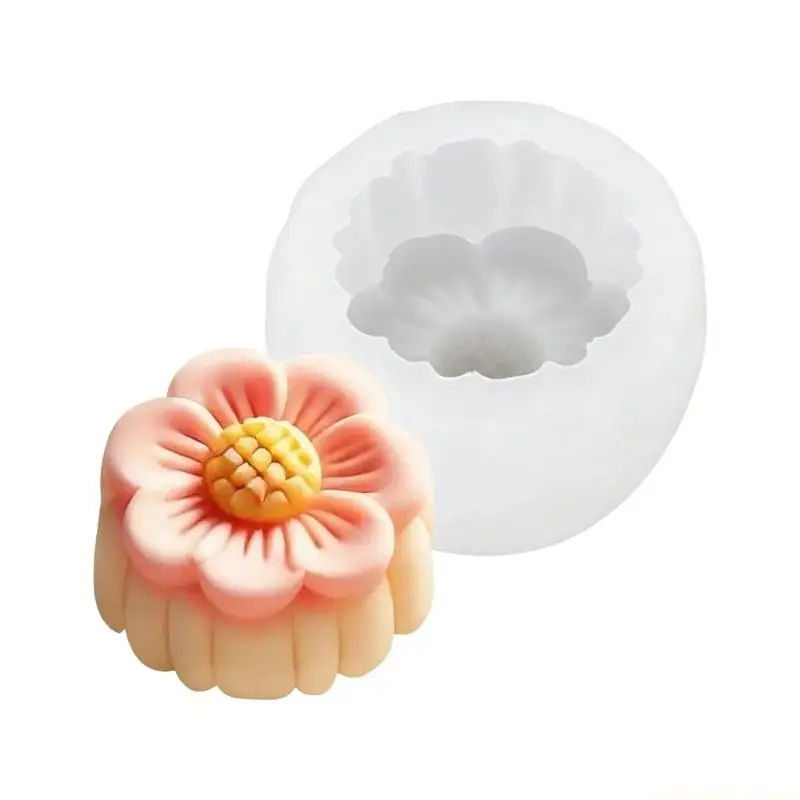 QX2E Silicone Baking Molds For Making Beautiful Peach Blossom Pastries Kitchen Tool