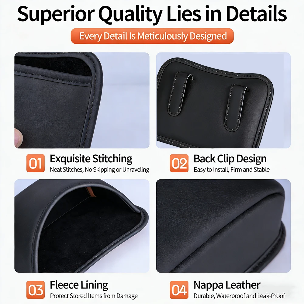 Car Trash Bin Hanging Garbage Dust Case Storage Box Car Door Cup Holder for BYD Atto 3 Seal Seagull SHARK Dolphin Song Yuan view 6