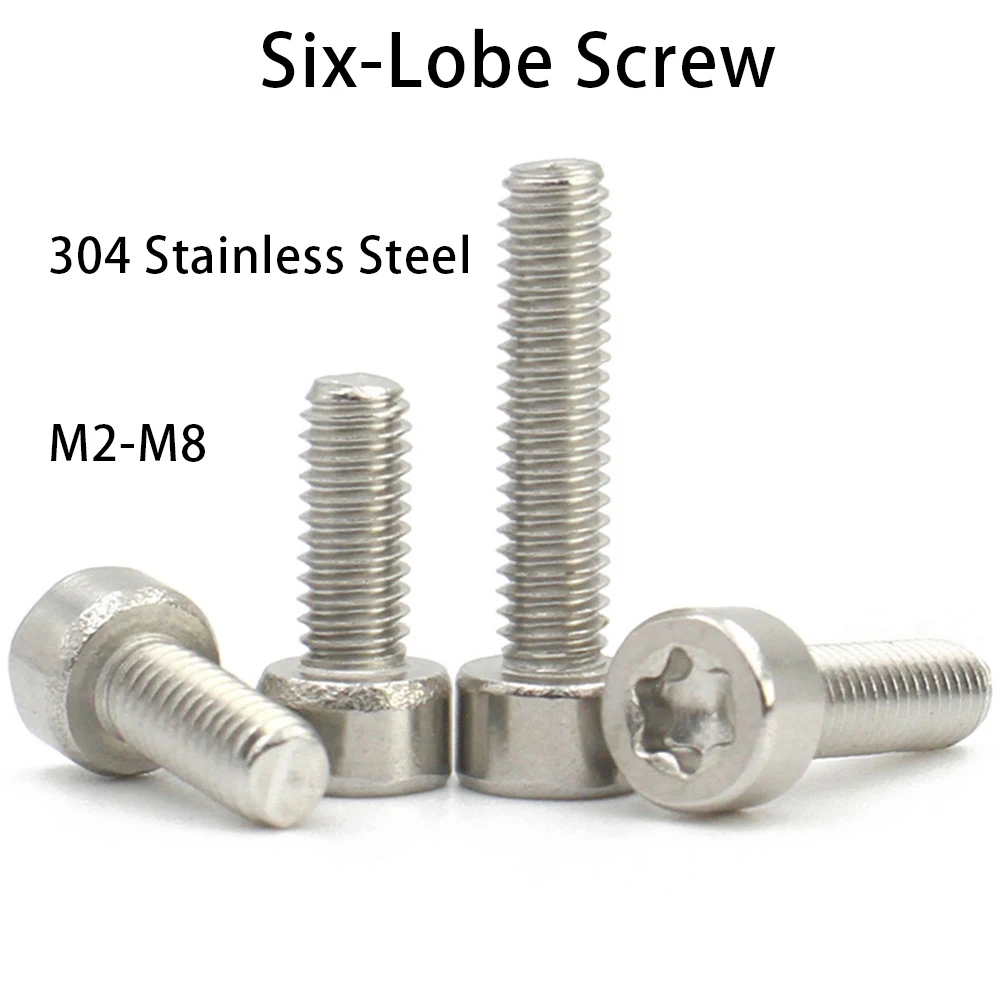 

5/10/50PCS 304 Stainless Steel Hex Head bolts M1.6 M2 M2.5 M3 M4 M5 M6 M8 Torx Allen Bolts Hexagon Socket Cap Machine Screws