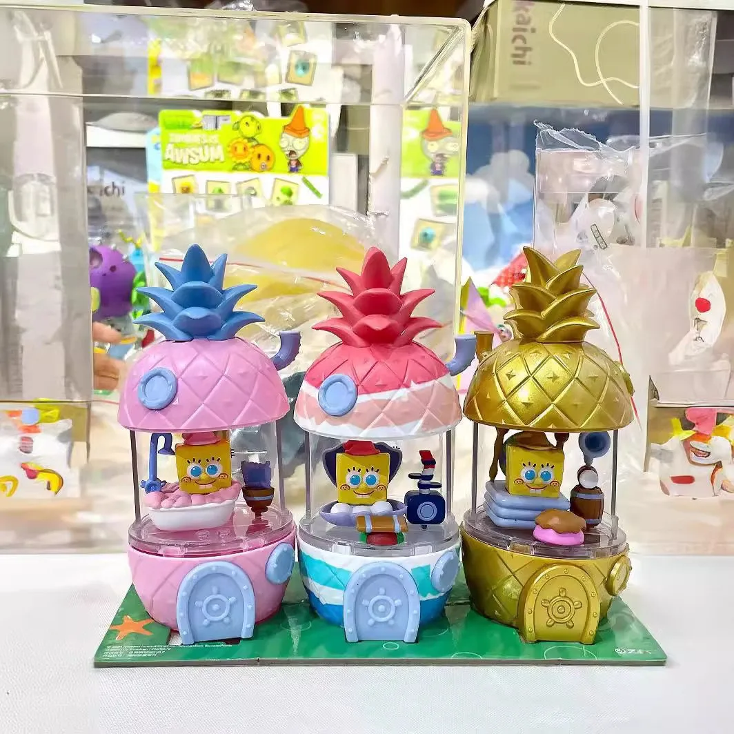SpongeBob SquarePants Pineapple House Blind Box Mini Scene Colorful Pineapple Home Display Ornament Collectible Decor view 6
