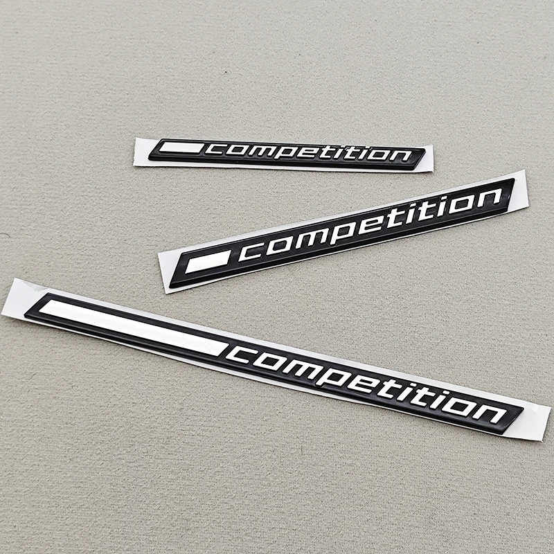 Emblema 3D ABS para Auto, Adhesivo con Logotipo de Competición para BMW M3 M4 M5 M1 M7 X1M X2M X3M X4M X5M X6M Edición Thunder, Accesorios para Auto