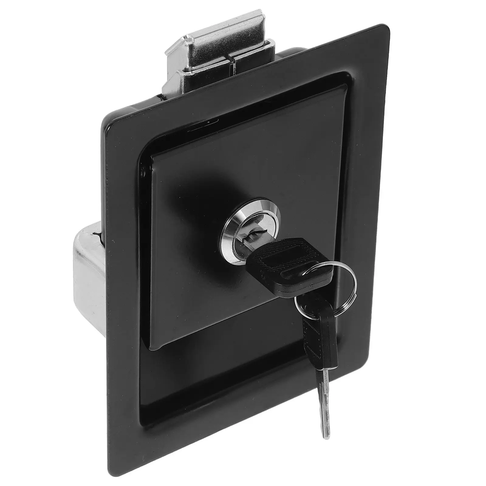 Stainless Steel Industrial Pull Handle Panel Lock Embedded Flush Mount for Sanitation Vehicle Distribution Box Cabinet Door