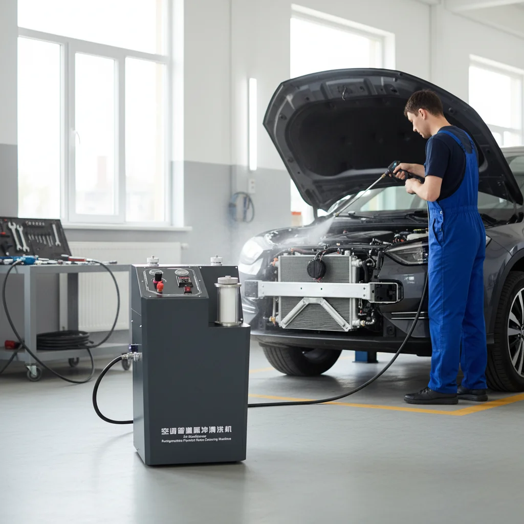 Latest Pump-Free New Energy Vehicle HVAC Pipeline Pulse Cleaning Machine
