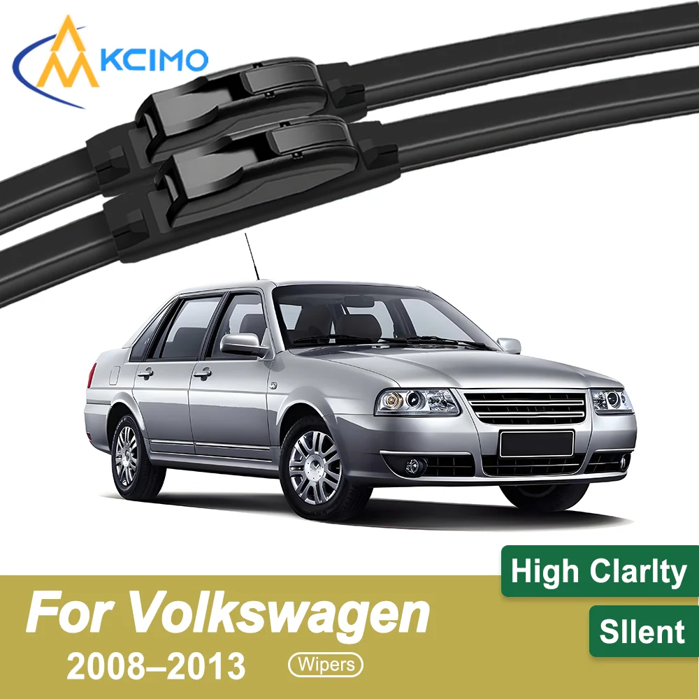 

Crystal Clear Driving 2PCS Windshield Wiper Blades for Volkswagen Santana Vista 2008–2013 All-Weather Reliability Durable Safe
