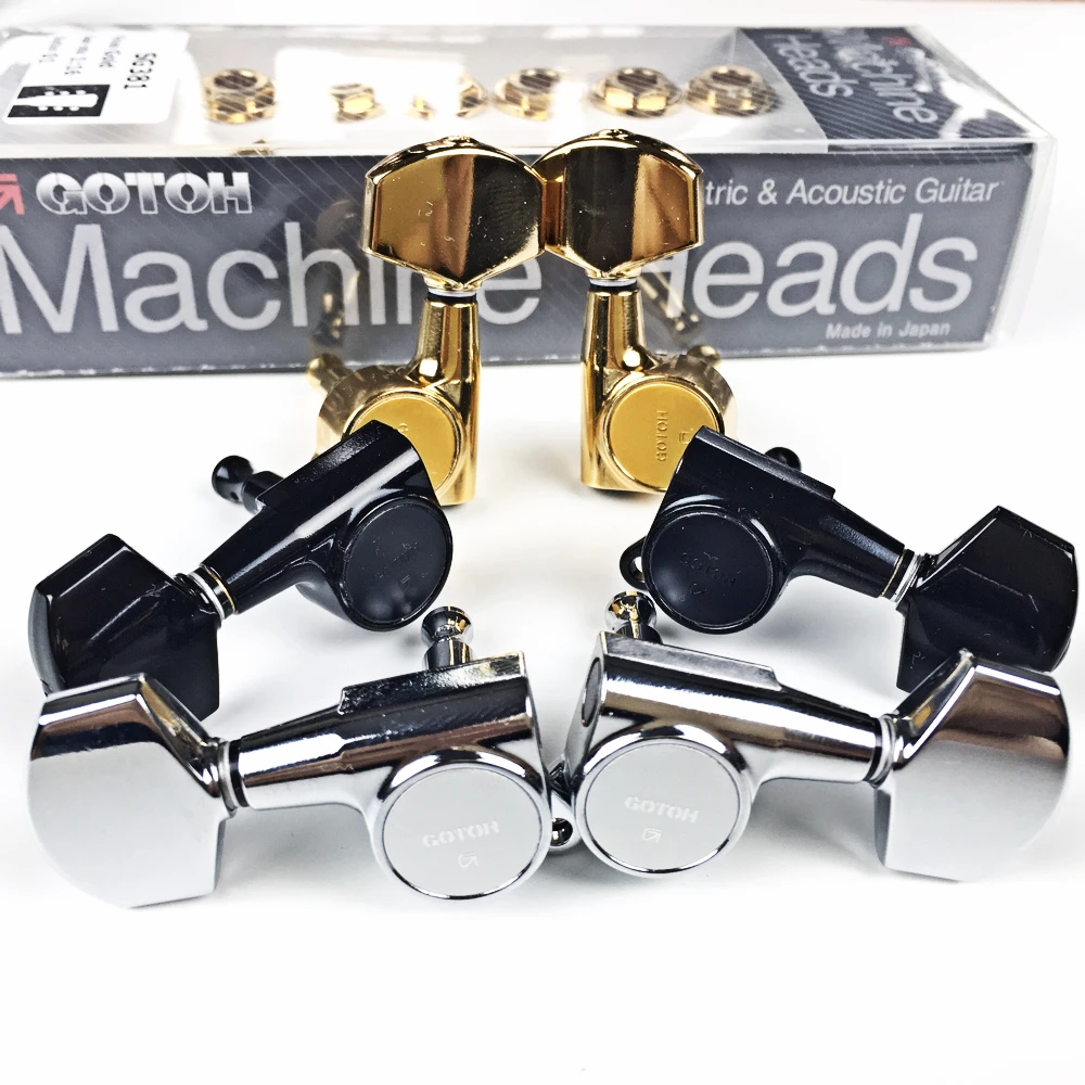 

Original GOTOH SG381-01 Electric Guitar Machine Heads Tuners ( Chrome Black Gold Silver ) Tuning Peg MADE IN JAPAN