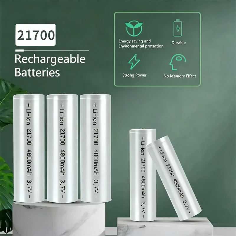 3,7 В 21700 4800 мАч литиевая аккумуляторная батарея 21700 25 А литий-ионная батарея с высоким разрядом и высоким расходом 3,7 В 21700 4800 мАч литиевая аккумуляторная батарея 21700 25 А литий-ионная батарея с высоким разрядом и высоким расходом