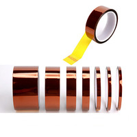 30m Long Gold Finger High Temperature Resistant Tape Polyimide Tape Multi Size Pet Anti Static Lithium Battery Insulation Tape