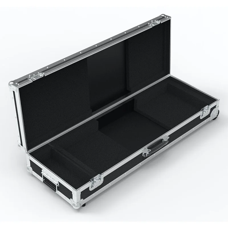 

Hooqu Custom Aluminum Alloy Air Case Aviation Toolbox 61 Keyboard Air Case Stage Equipment Piano