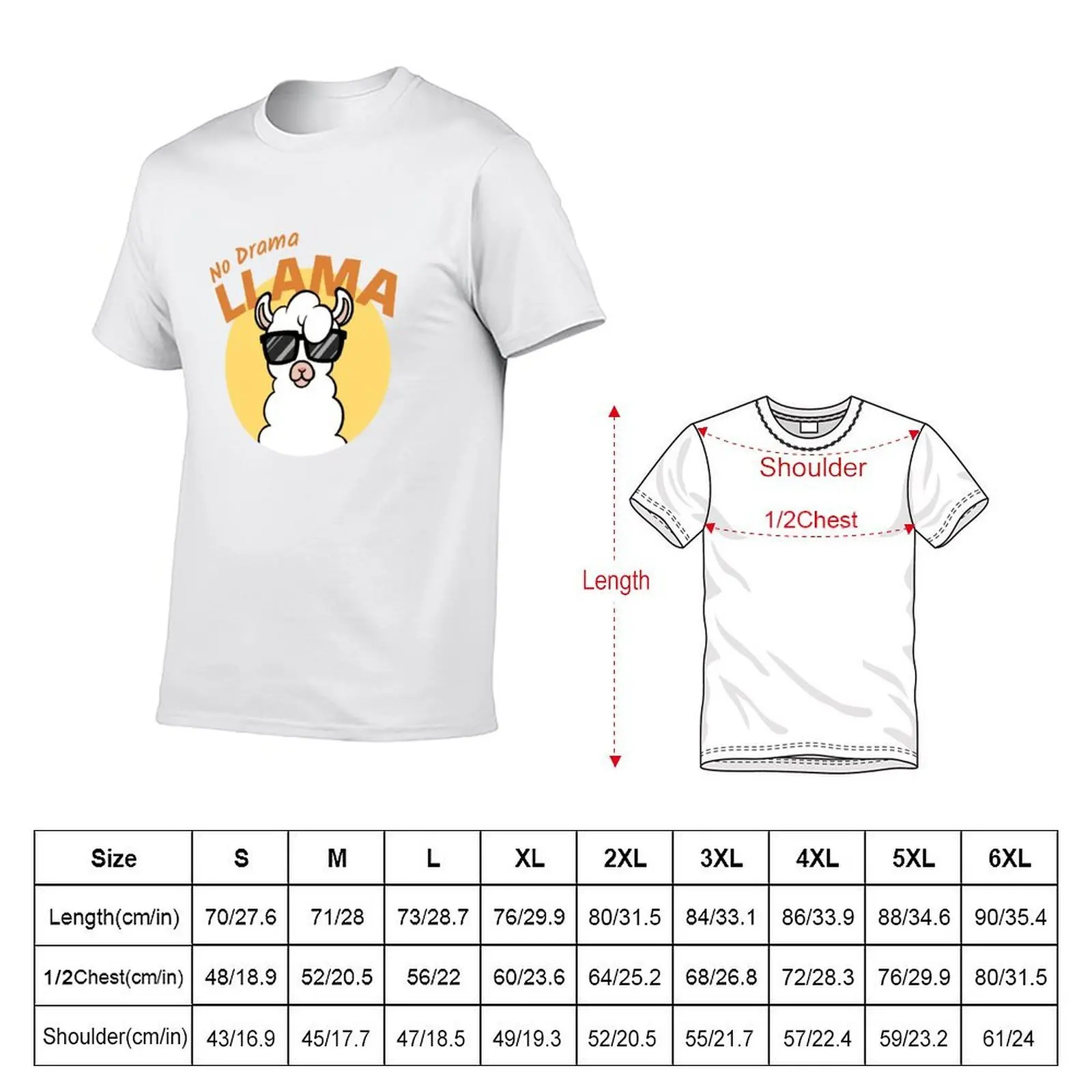 No Drama Llama T-Shirt football t shirt affliction shirts plus size men clothing