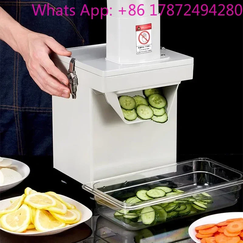 220V Electric Multifunctional Vegetable Cutter Slicer Lemon Potato Commercial Dicing Machine Shredde Food Processor