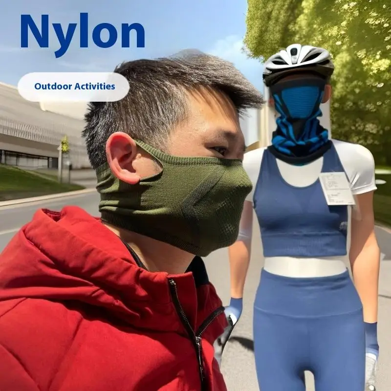 通気性のあるコットンマルチスポーツマスク-防風サイクリング&ハイキングバンダナ、キャンプ、サイクリング、アウトドアアクティビティ用の4シーズンフェイスカバー