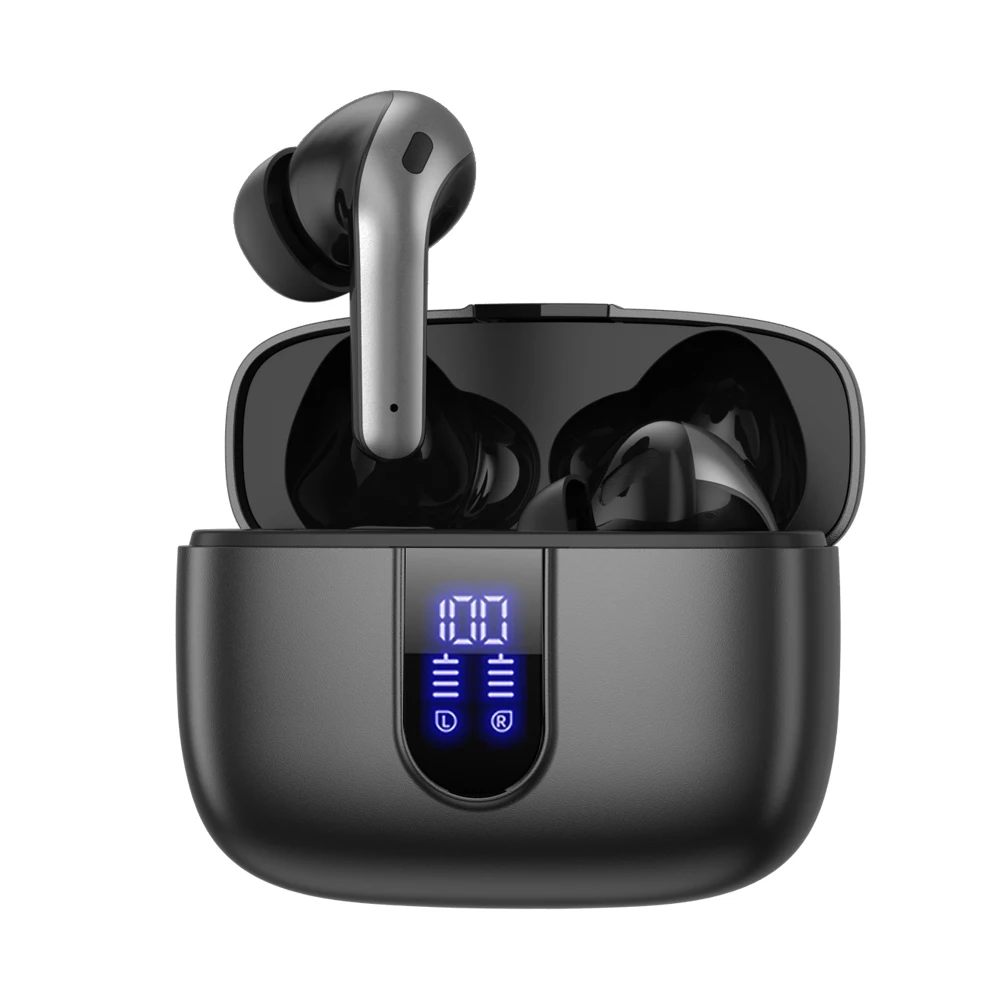 taopod X08 Wireless Bluetooth Headphones, Noise Cancelling Headphones, 40 Hours of Playtime, Touch Control Waterproof IPX7 Wirel