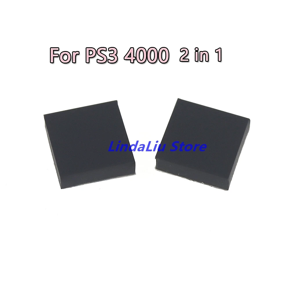 20Set untuk PS3 4000 Kaki Karet untuk Pengendali Playstation3 PS3 4K Kaki Tombol Plastik Sekrup Sumbat Debu Set Suku Cadang Bantalan Debu Lembut