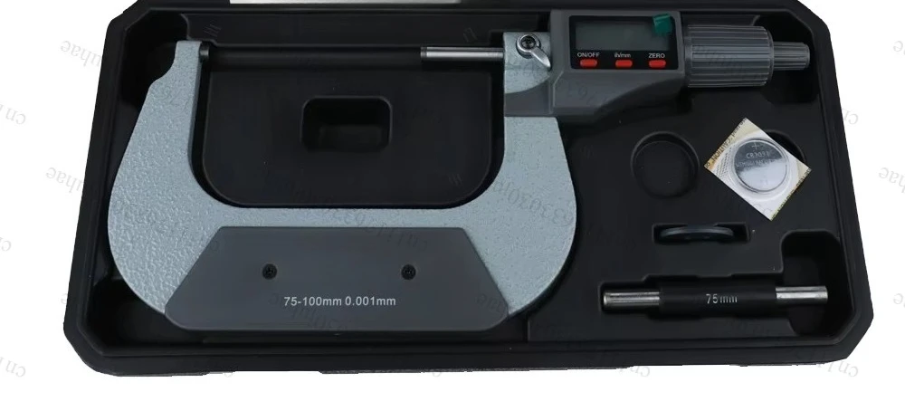 digital micrometer, precision electronic outer diameter micrometer, 4 sets of measuring tools (excluding battery)