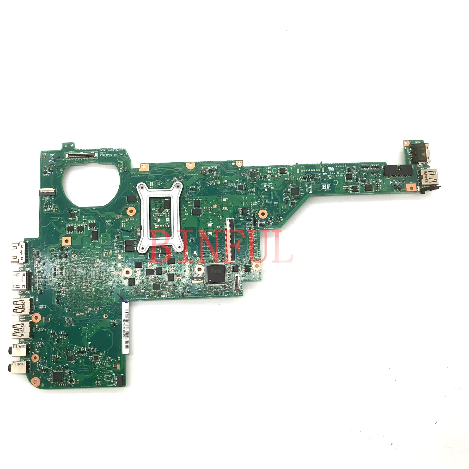 676756-001 676756-501 676756-601 Mainboard For HP Pavilion DV4-5000 Laptop Motherboard SLJ8C HM76 100% Fully Tested Working Well