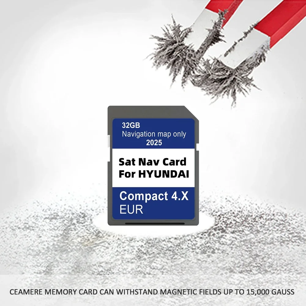 لشركة هيونداي H350 i40 i40 VF IA i40 VF SD i40 VF SD IA سيارة GEN4 الملاحة نظام تحديد المواقع المدمجة 4.X 2025 خرائط أوروبا بطاقة SD 32 جيجابايت #5