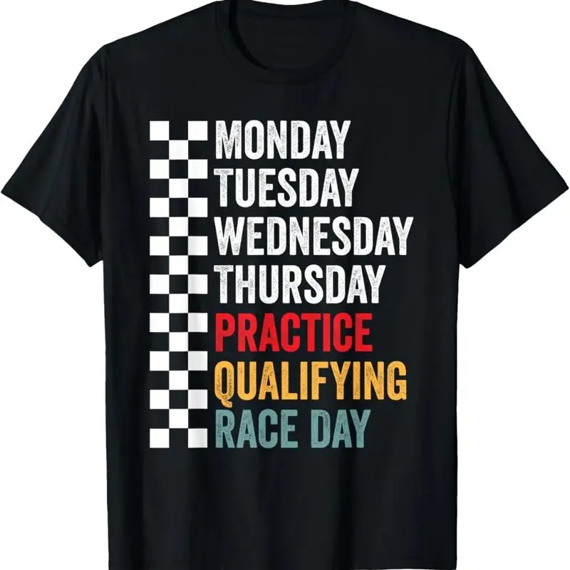 Divertido lunes martes jueves práctica calificación Día de la carrera camiseta S 5XL